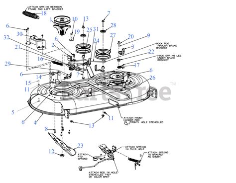 cub cadet xt1 lt42 parts diagram